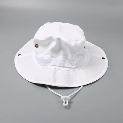 59CM Camouflage Tactical Cap Boonie Hat Caps Men Outdoor Sports Sun Bucket Cap Fishing Hiking Hunting Hats