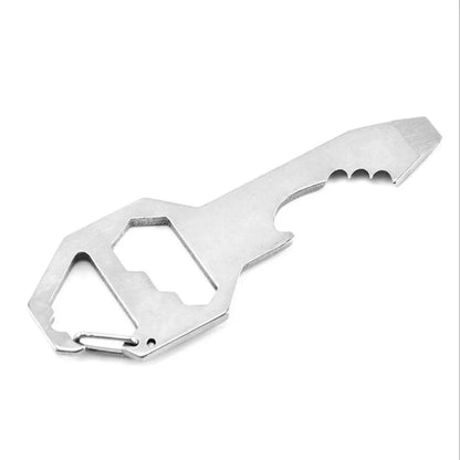 Multi-Tool Keychain EDC Multifunctional Hexagonal Pendant Wrench Keys Outdoor Survival Gear Bottle Opener for Hand Tools