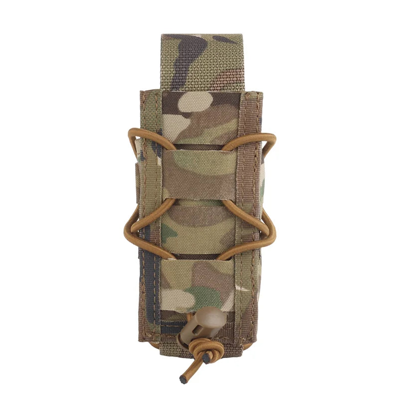 Vertical MOLLE Medical Pouch Flip Top Closure Universal Tourniquet Storage for Outdoor Survival Gear