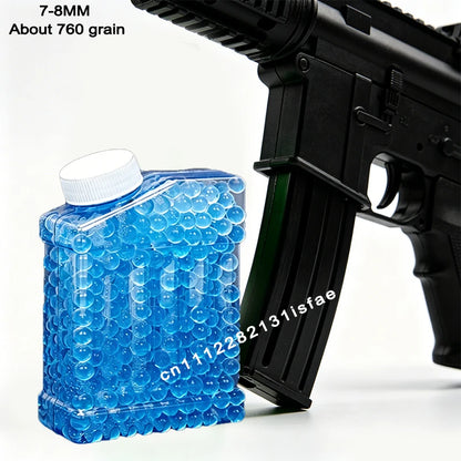 S2-Super Tough Squeezeproof Frosted Transparent EVA Pellets Uniform Full 50000Pcs 7-8mm 14+ Adult Wargame Spare Ammo