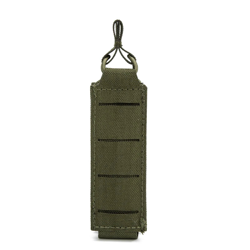 Nylon 9mm Magazine Pouch,Laser Cut LightWeight,Single,Molle System,Tactical Bag,Edc Pouches,Flashlight Bag,Hunting Accessories
