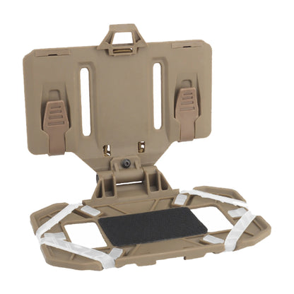 BOOIU New MOLLE Foldable Navigation Board Airsoft Mobile Phone Holder Mount Airsoft Hunting  Tactical Vest Chest Outdoor Gear