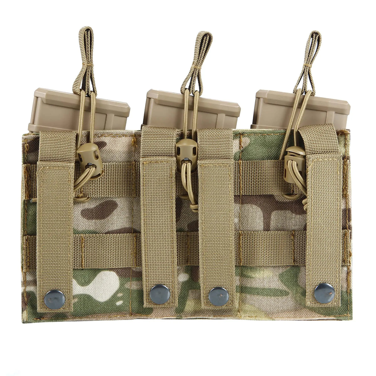 Triple Mag Pouch Open-Top Mag Pouches Magazine Pouches for M4 M16 AK Molle Backpack Hunting Gear