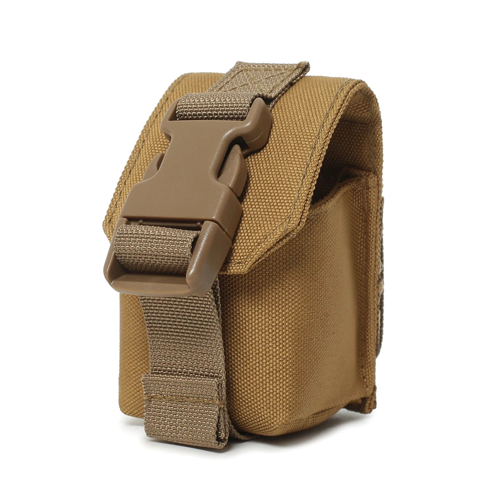 Tactical Molle Grenade Pouch Single Frag Grenade Flash Bag EDC Tool Bags Magazine Pouch for Hunting Shooting Airsoft Equipment