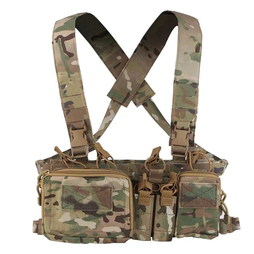OphidiaTac D3CRH Chest Mount Vest Equipment Expanded AirsoftVest Accessories Heavy Duty Airsoft Hunting Equipment