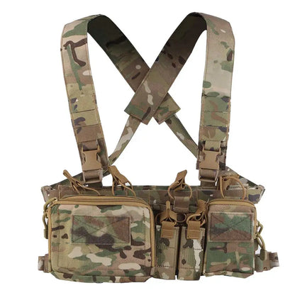 OphidiaTac D3CRH Chest Mount Vest Equipment Expanded AirsoftVest Accessories Heavy Duty Airsoft Hunting Equipment