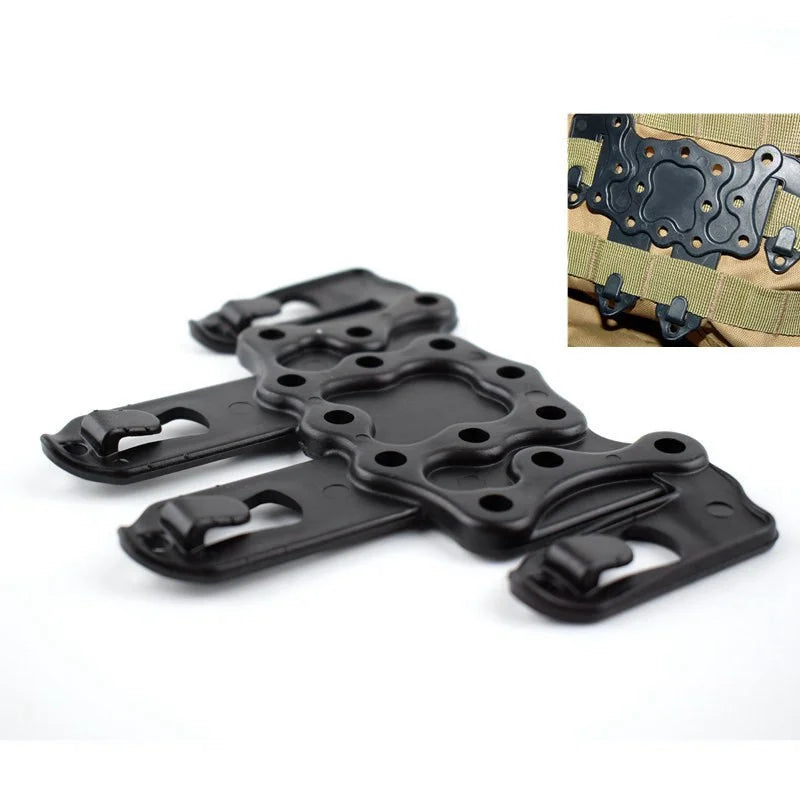 1pcs Outdoor Chest Allegro Tactical Vest Chest Hanger Shell Mounting Hunting Accessories Speed Clip Mounting Hunting Accessories