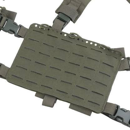 Tactical Chest Rig   Cut Molle System Military Hunting Vest Split Front Chest Rig Magazine Pouch Holster Airsoft Gear