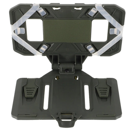 Foldable Gear Board Carrier Vest Phone Mount Holder Chest Mounted Accessory Stable for Outdoor Hiking Hunting Chest Mount Holder