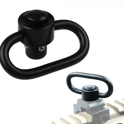 1PC Outdoor Products Tactical Accessories QD Quick Release Swivel Loop Carabiners