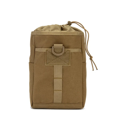 Tactical Foldable Waist Bag Storage Bag Molle Outdoor Sports Waterproof Mountaineering Bag Ammo Pouch Drawstring Recycling Bag