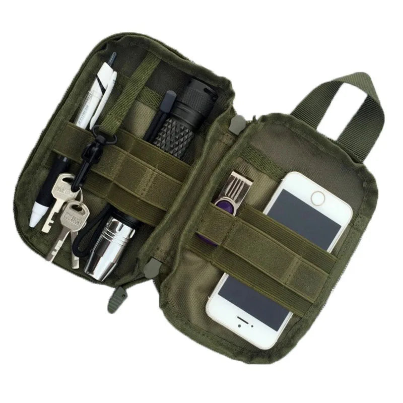 EDC Molle Pouch Small Waist Pack Hiking Camping Hunting Accessories Medical Bag Outdoor Mobile Phone Case Holder Sport EMT Pouch