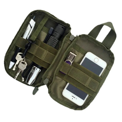 EDC Molle Pouch Small Waist Pack Hiking Camping Hunting Accessories Medical Bag Outdoor Mobile Phone Case Holder Sport EMT Pouch