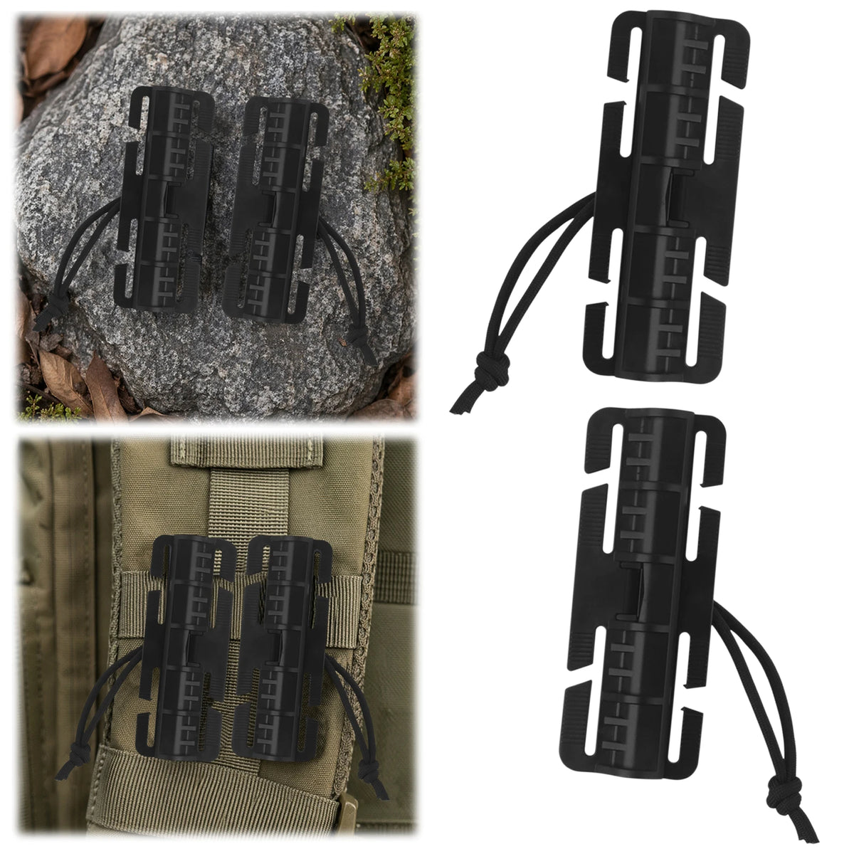 2pcs Plate Carrier Quick Release Buckle Easy Installation Vest Quick Disconnect Buckle for Outdoor Hunting Training