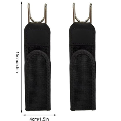 2X Tactical Hook Elastic Belt — Buckleless Invisible Waist Closure, Hook-And-Loop Fastener, No-Buckle for Hunting/Camping
