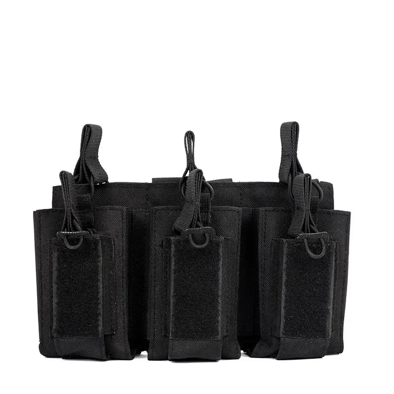 New Mother Child Triple Pack Attachment Pistol Magazine Bag Field Tank Top Multi functional Hanging Bag Outdoor Storage Bag