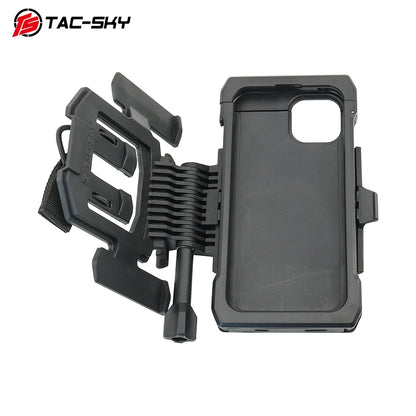 TAC-SKY Tactical Vest Phone Case with Mount for iPhone 14 Series & iPhone 15 Series Phones（for iPhone 14 15/ Plus/Pro/ Pro Max）