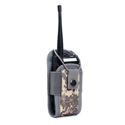 Field Training Molle Radio Walkie Talkie Pouch 1000D Outdoor Portable Radio Interphone Holster Carry Bag Hunting Camping Pocket