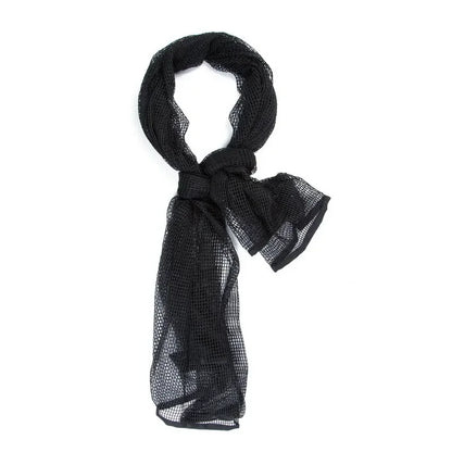 Tactical Mesh Breathbale Scarf Sniper Face Veil Camo Airsoft Hunting Cycling Hiking Neckerchief Mask Camouflage Outdoor Scarf