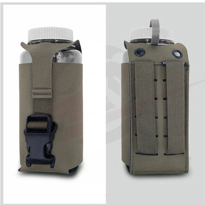 Airsoft SS Style Water Bottle Pouch Tactical Vest Bottle Holder Plate Carrier Molle Pouch Hunting 1L Multicam Bottle Bag Gear