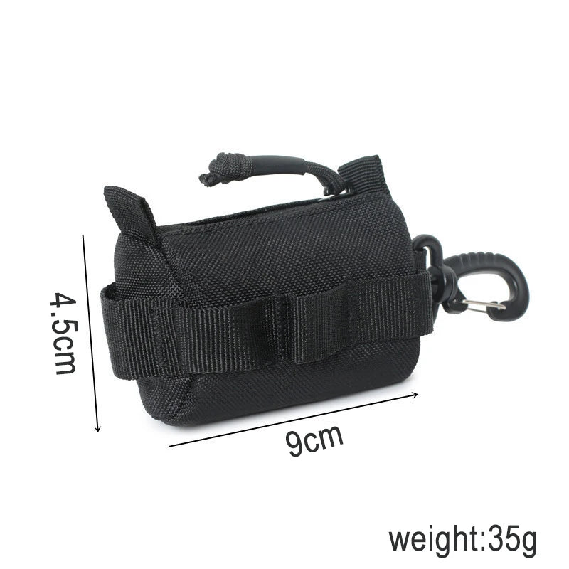 Tactical EDC Pouch Outdoor Small Portable Key Card Holder Coin Purses Wallet MOLLE Hiking Hunting Backpack accessories