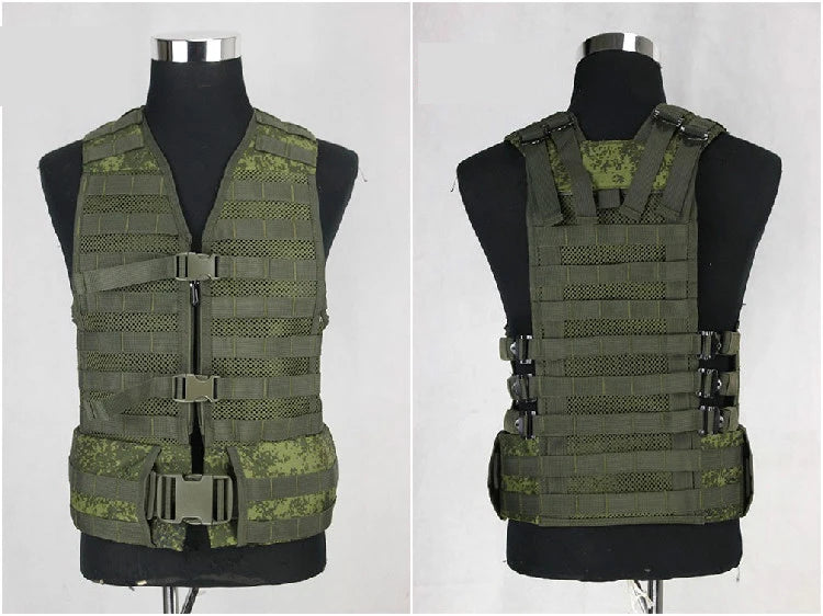  Russian 6sh117 Combat Gear Tactical Vest Molle Pouches EMR Tactical Grenade Magazine Walkie-talkie Bag 25L Backpack