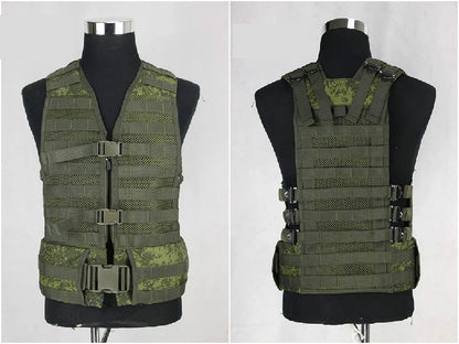  Russian 6sh117 Combat Gear Tactical Vest Molle Pouches EMR Tactical Grenade Magazine Walkie-talkie Bag 25L Backpack
