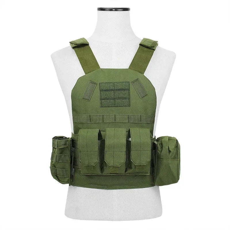 Tactical Kids Vest Military Airsoft Hunting Vest for Children Camouflage Combat Vests Molle Boy Girl Outdoor Paintball Gear