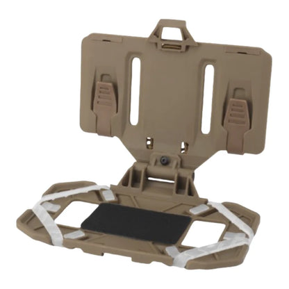 Ultralight MOLLE Navigation Panel - Foldable Front Mount for Maps & Smartphones (Field-Ready)