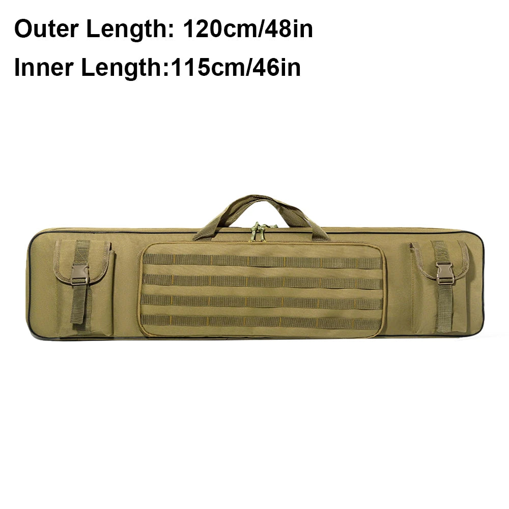 Hot Tactical Rifle Bag 120cm/90cm Gun Carrying Case Hunting Gun Bag Rifle Case Shotguns Transport Backpack with Pistol Holster