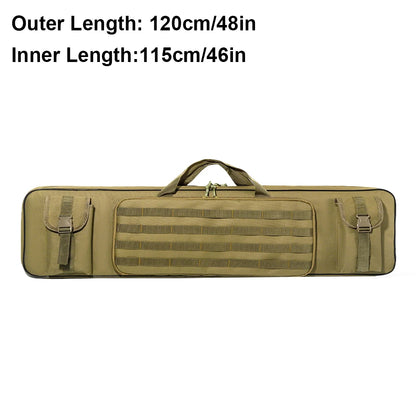 Hot Tactical Rifle Bag 120cm/90cm Gun Carrying Case Hunting Gun Bag Rifle Case Shotguns Transport Backpack with Pistol Holster