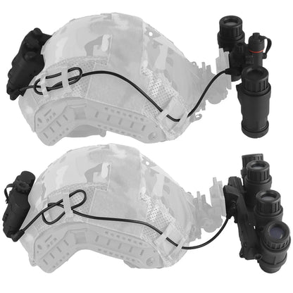 Night Vision Device Dummy Model,AN/PVS31 Dual Tube Binocular,GPNVG 18 Goggles,L4G24  NVG Mount,Fast High Cut Helmet Hunting Gear