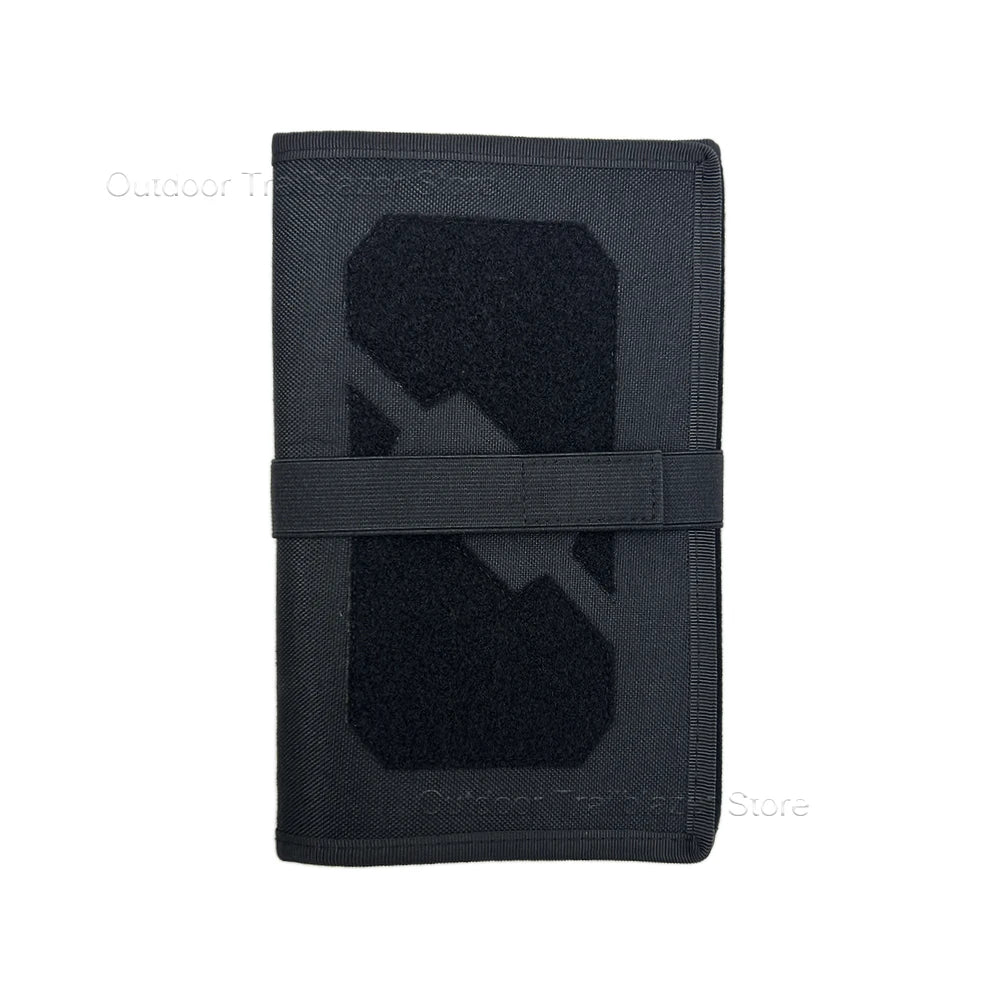 Tactical Patch Display Portable Foldable Portable Patch Board Panel Holder Hook and Loop Storage Booklet Organizer