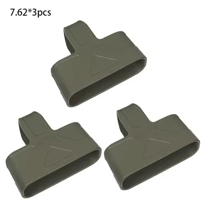 3pcs Tactical Fast Mag Pull Rubber Cage Loops 9mm 5.56 7.62 For Shooting Hunting Paintball Airsoft M4 M16 AK Magazine Assist