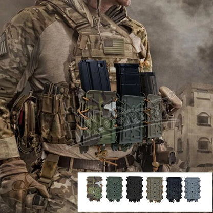 Tactical 5.56/7.62 magazine bag Molle Mag Holder bag for M4 M16 AR15 AK rifle shooting hunting accessories Mag Case