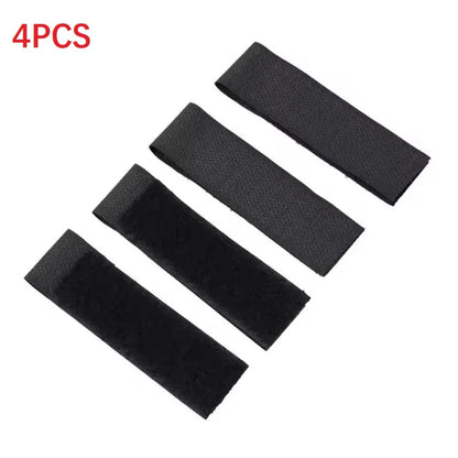 4 PCS Tactical Molle Strip Hook and Loop Fastener Durable Easy Install ID Patches Attachment Strap for Backpack Vest Tactical