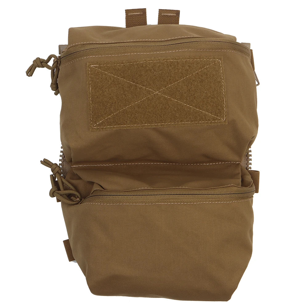 POSEIDON DEFENSE Back Panel Modular Expand Storage Backpack Rucksack Knapsack Double Bag Compatible With FC V5 PC Vest
