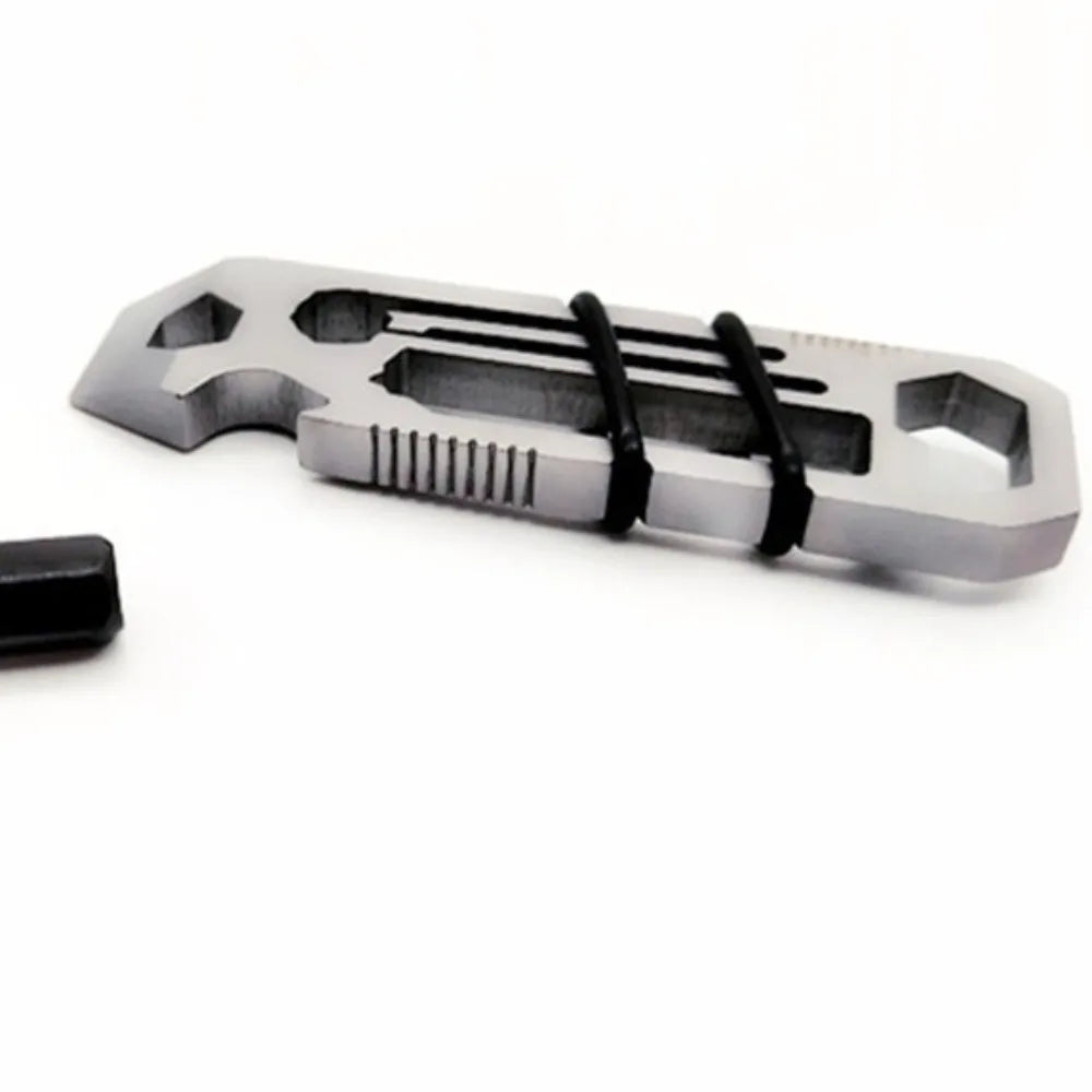 1 pc Outdoor Wrench Inner 6 Angle Wrench Multifunctional EDC Key Combination Hand Tools Camping Kit