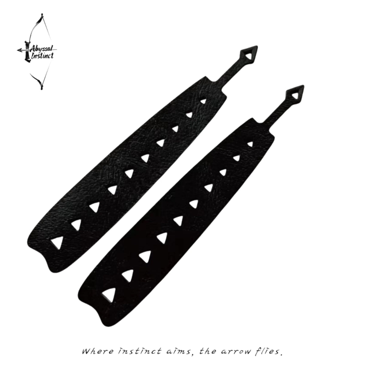 Recurve Bow Limb Dampeners for Hunting - Kangaroo Leather Limb Dampeners to Reduce Noise & Vibration (Pair)