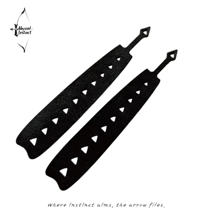 Recurve Bow Limb Dampeners for Hunting - Kangaroo Leather Limb Dampeners to Reduce Noise & Vibration (Pair)