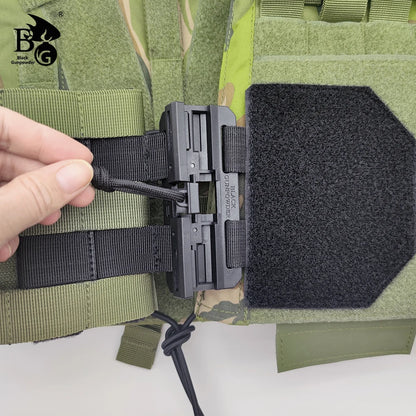 BG Tactical Vest Quick Buckle Set, Portable Detachable Magnetic Clip Set, Hunting Vest Accessories