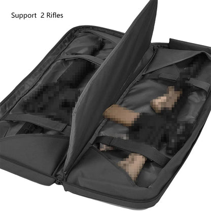 Tactical Rifl Bag Double Gun Case Waterproof Carbine Backpack Molle System Outdoor Hunting Reinforce Rucksack Transportation Bag