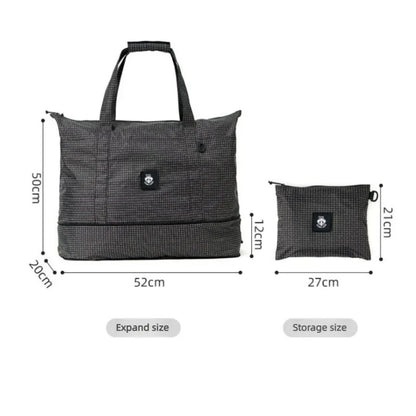 Large Capacity Expandable UHMWPE Travel Bag Waterproof Foldable Duffle Handbag for Outdoor Camping Sports Overnight Travel Trip