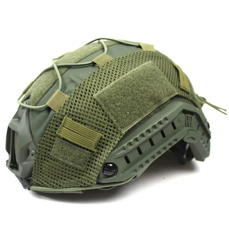 Tactical Helmet Cover Fast Helmet Multi-Camo Helmet Cover for Airsoft Helmet Paintball CS Wargame Sport Hunting Shooting Gear