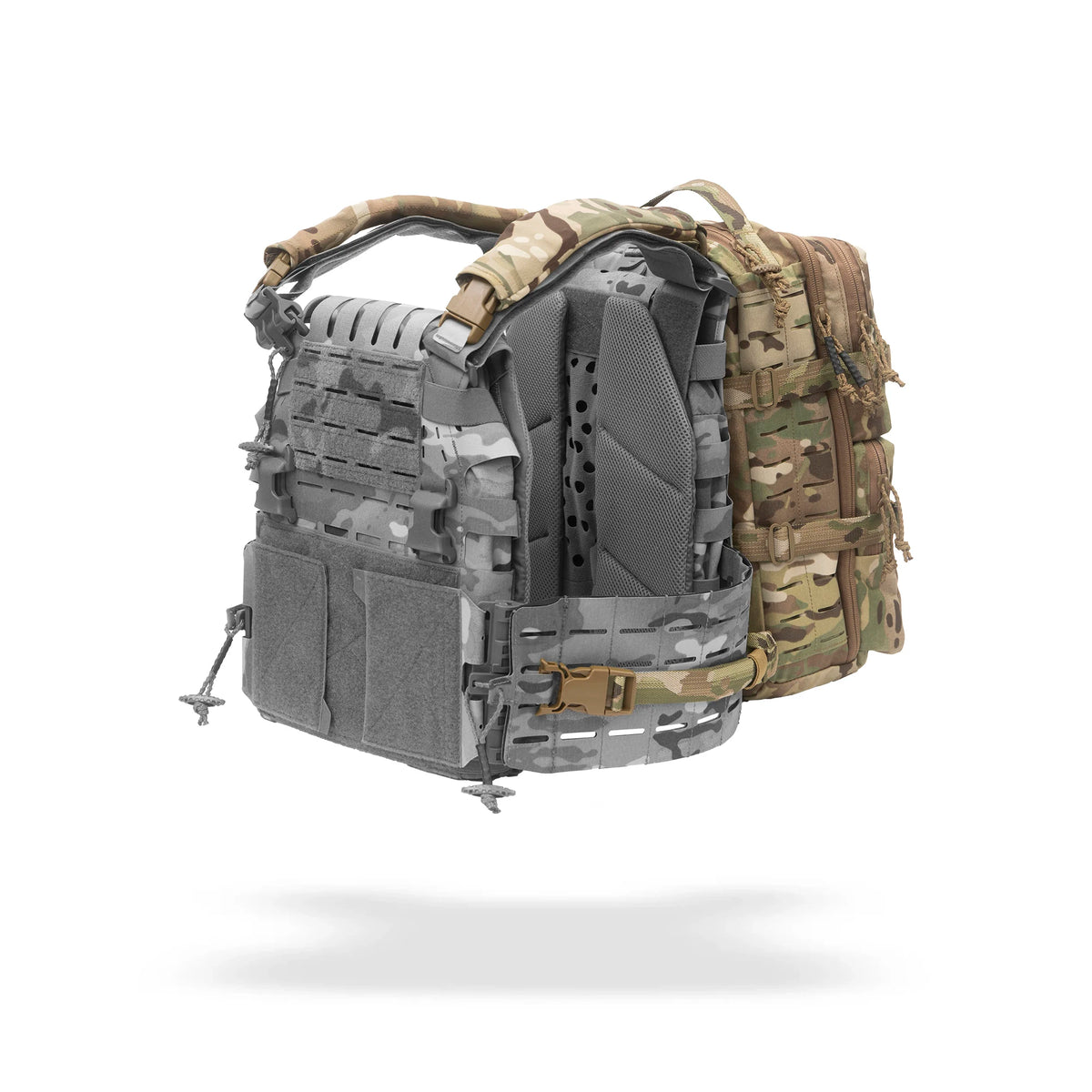 MILITECH Assault Backpack For ARC V2 Plate Carrier Tactical Vest Pack Compression Backpack Special Operation Bag