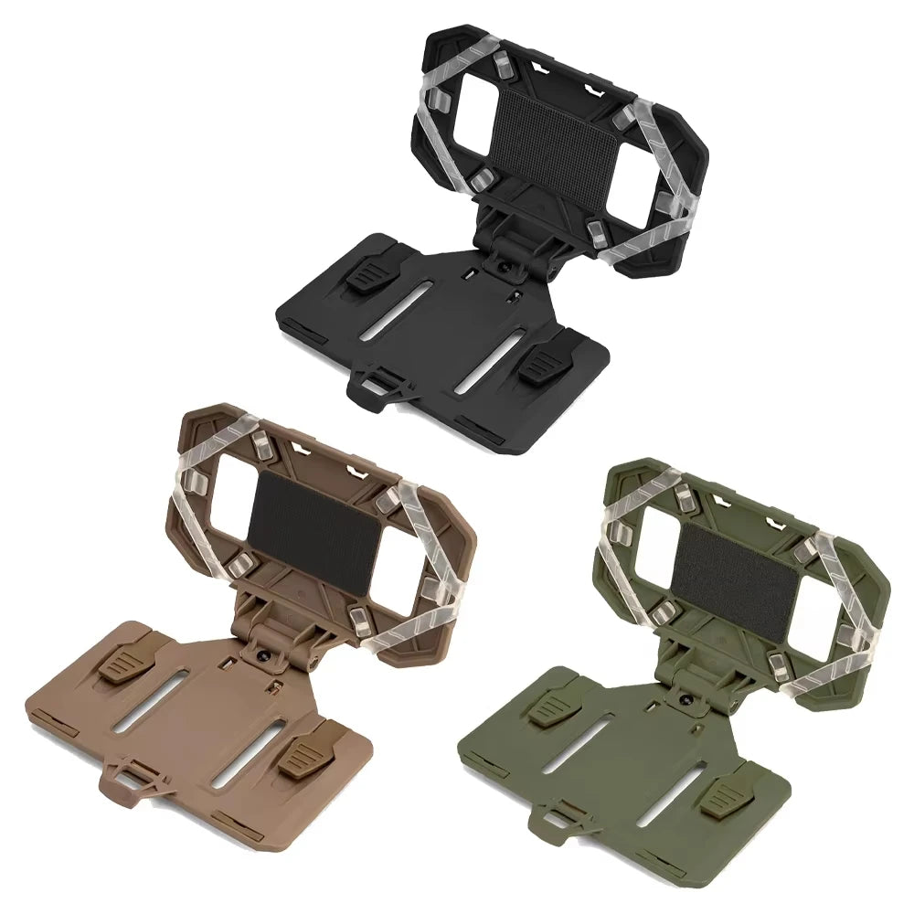 1/5/10PCS Tactical Folded Navigation Board Practical Chest Bag Map Case Mobile Phone Holder Pouch Molle Vest Airsoft Accessories