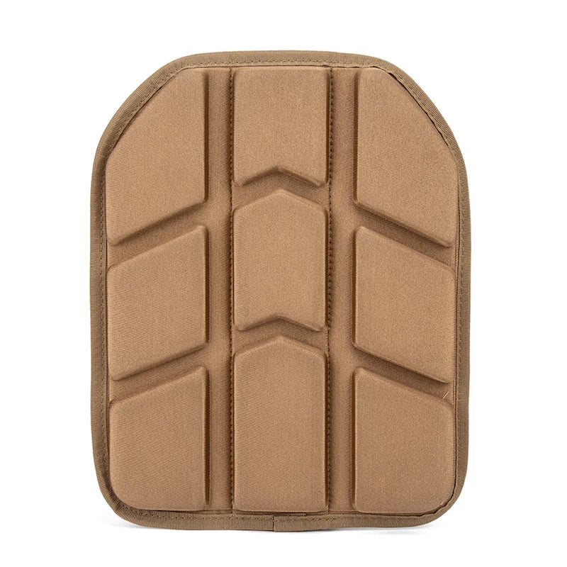 2 Pieces Removable Molded Tactical Vest Pad for Paintball Game Vest Tactical Plate Carrier Vest Cushion 26x33cm