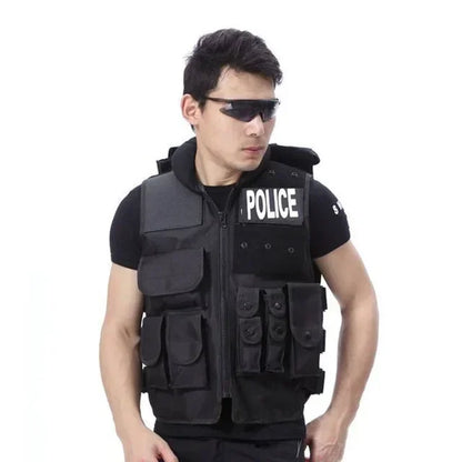 Genuine Man's Tactical Vest ,Military Vest Model Molle Tactical Black Cs Vest  Protective Equipment