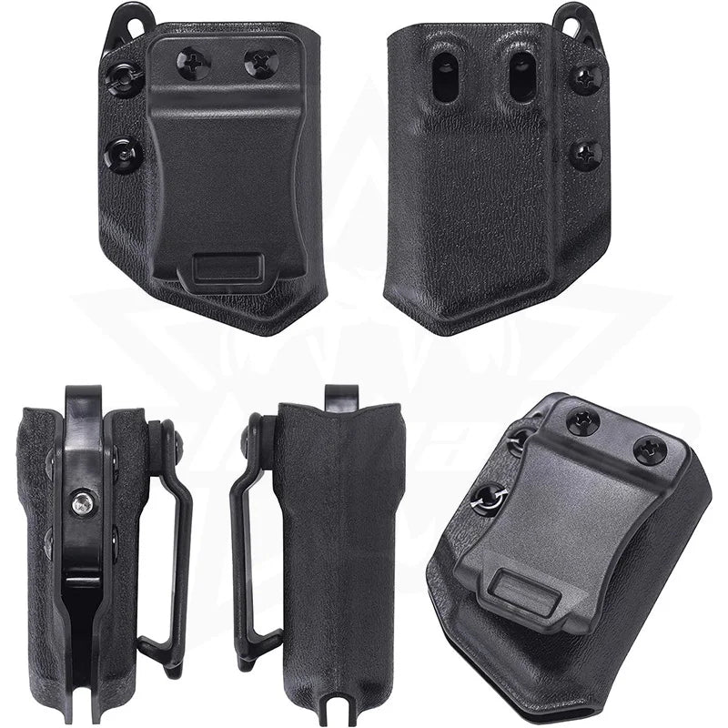 OPHIDIAN 9mm/.40 Double Row Magazine Pouch IWB/OWB for Gk CZ S&W H&K SIG P365 Pistol MAg Magazine Box Airgun Hunting Equipmen