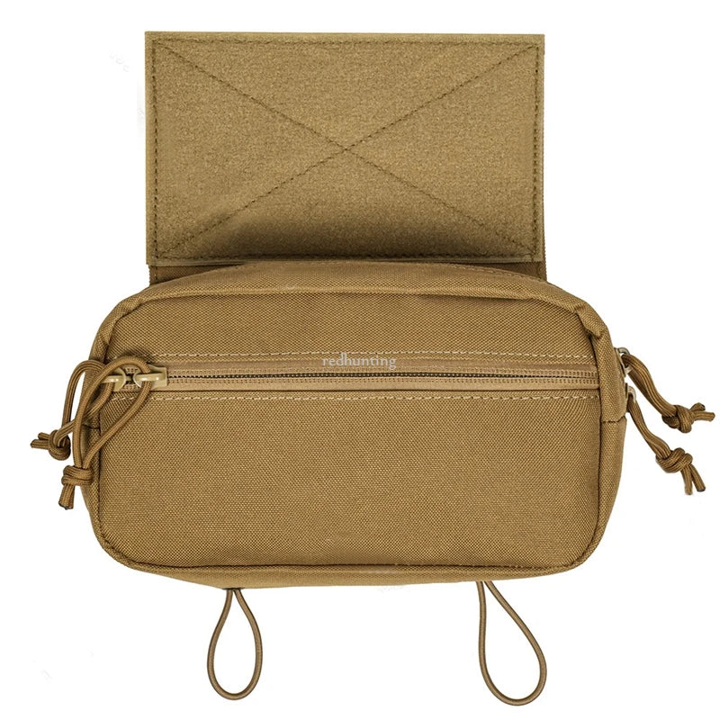 Tactical Dump Drop Pouch with Hook and Loop for JPC CPC AVS Vest Utility Tool Bag Airsoft Paintball Hunting Accessories
